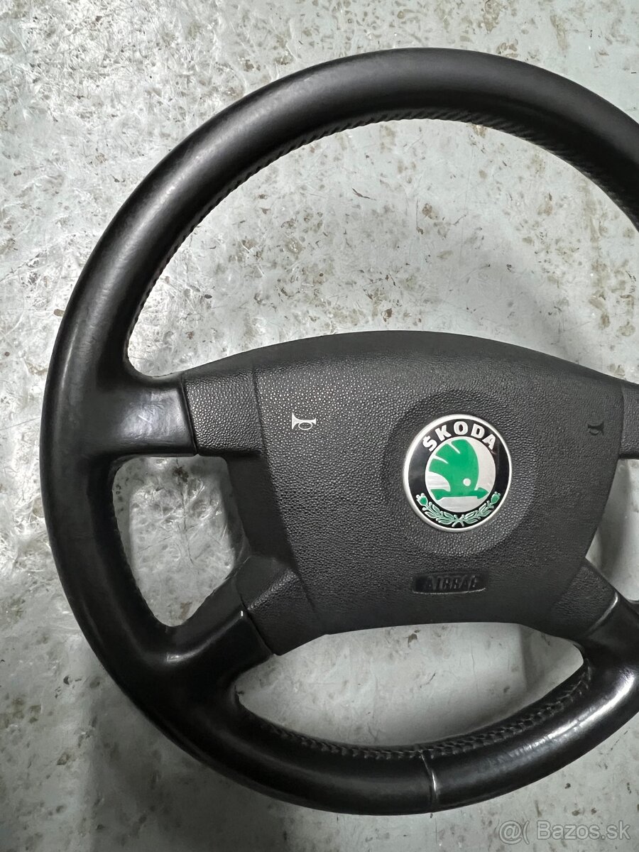 skoda fabia 1 kozeny volant - 2