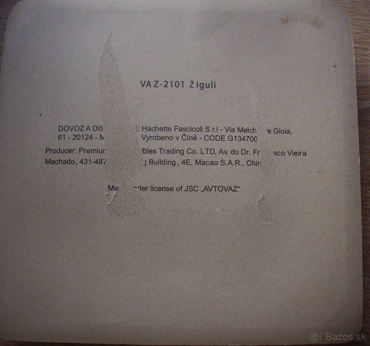 Lada vaz 2101 hachette Diely č 1 - 2