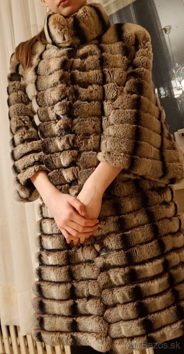 dámsky kožuch "činčila" - 2