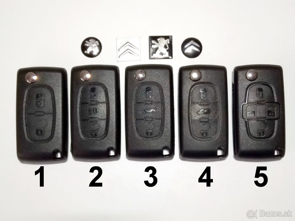 Peugeot obal kluča autokluč - 2