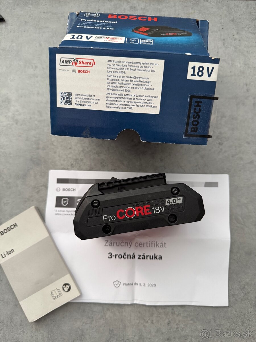 Akumulator Bosch ProCore 18V 4.0Ah - 2