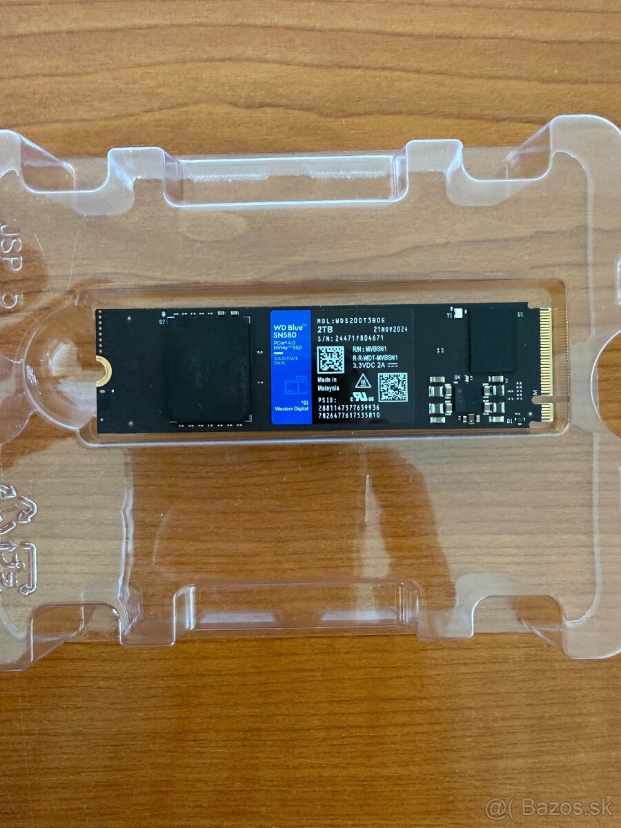 SSD WD Blue Sn580 2tb - 2