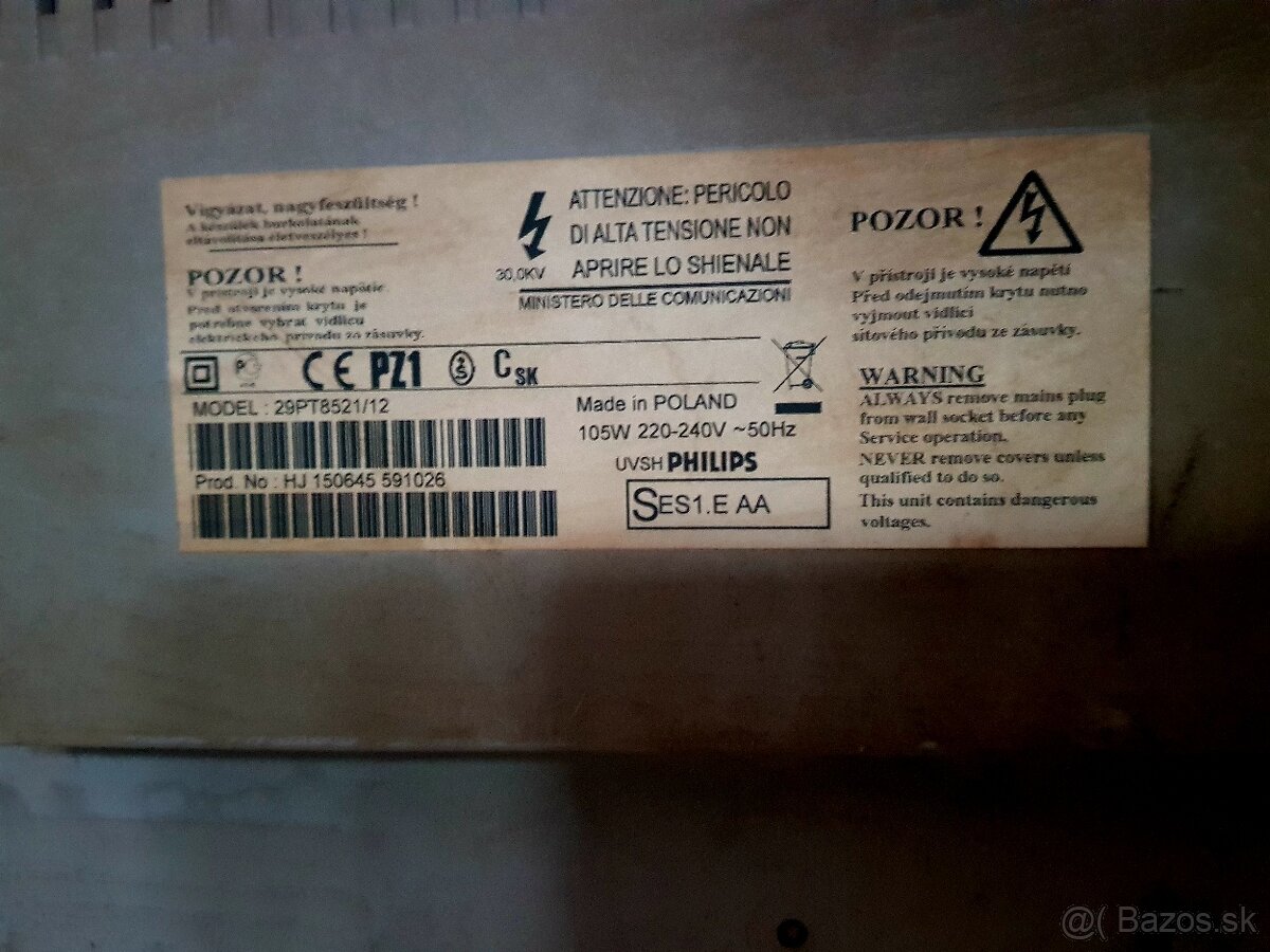 Darujem TV Philips 29PT8521/12 - 2