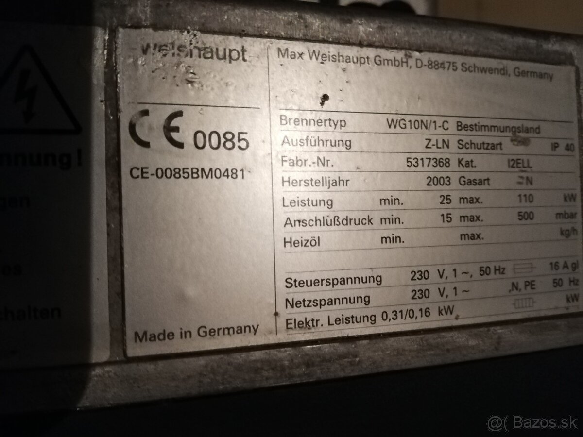 HORÁKY WEISHAUPT 100 - 2
