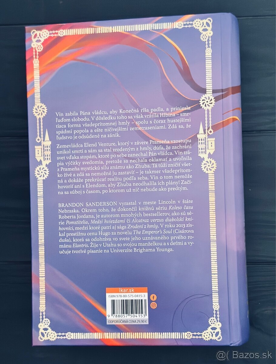 Hrdina vekov Mistborn 3 diel - 2