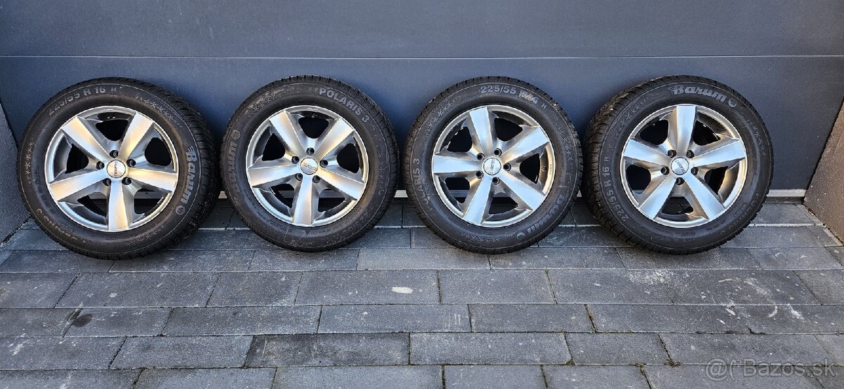 Zimna sada kolies 225/55 7J R16 5x110 Opel - 2