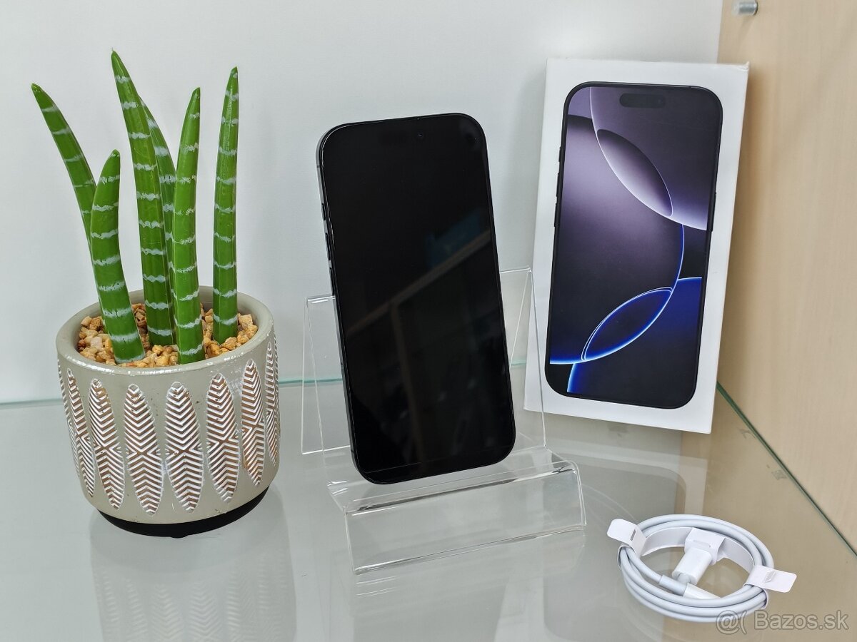Apple iPhone 16 Pro 128GB Black Titanium | ZÁNOVNÝ - 2