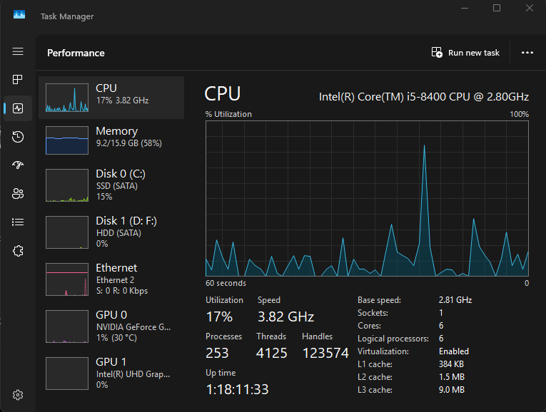 Herný počítač - GTX 1650 4GB, i5 8400, 256 SSD - 2