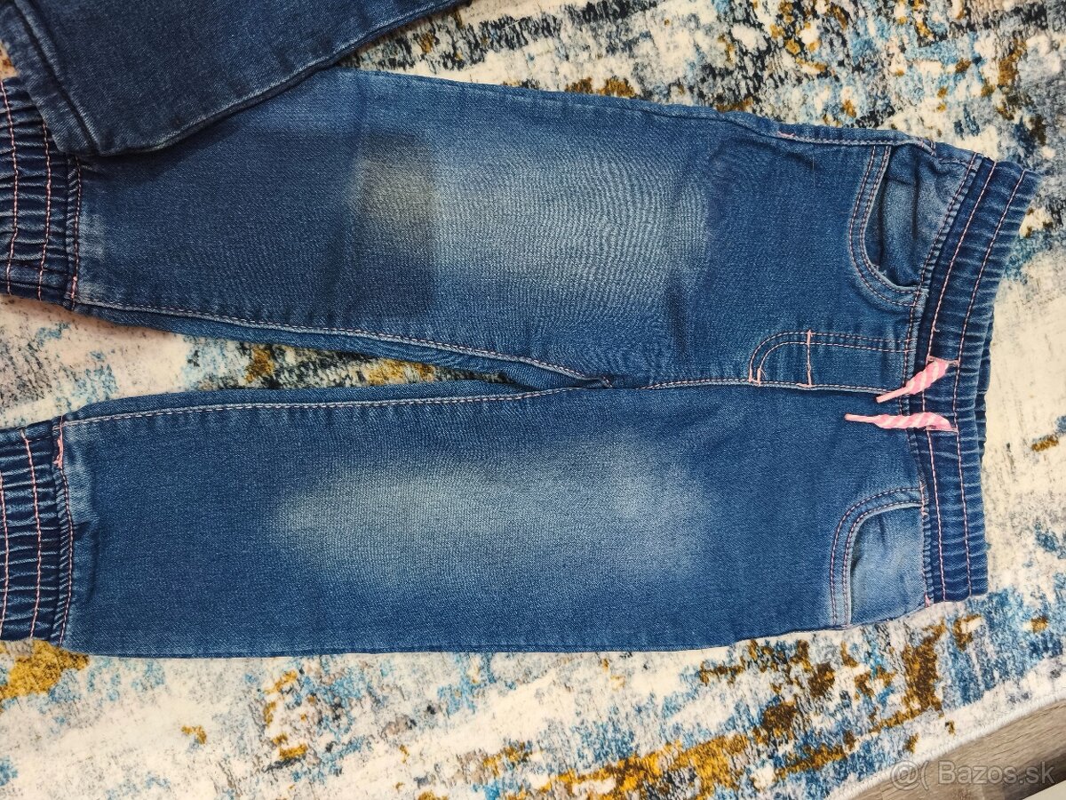 Dievčenské džínsy 86/92, 92,98 - 2