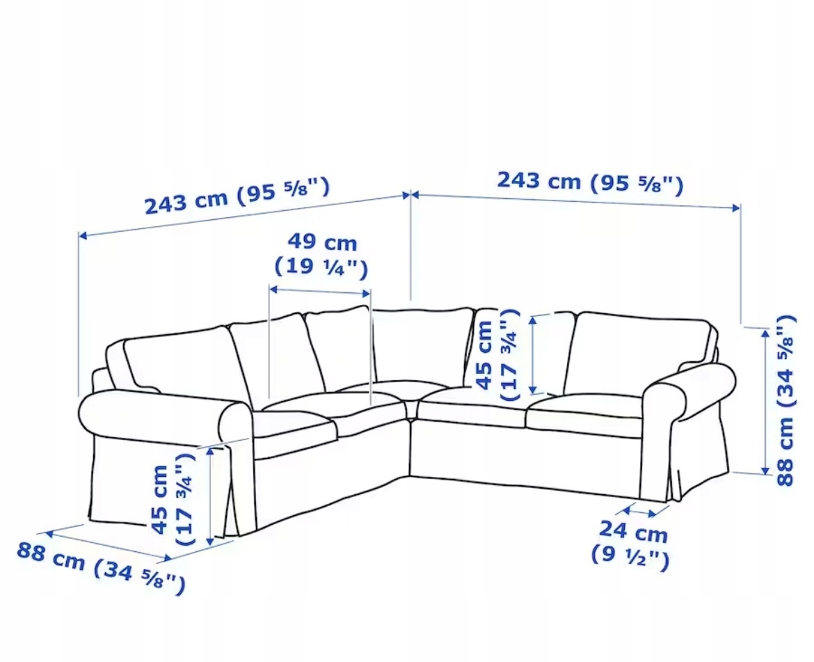 Ikea ektorp sedacia suprava - 2