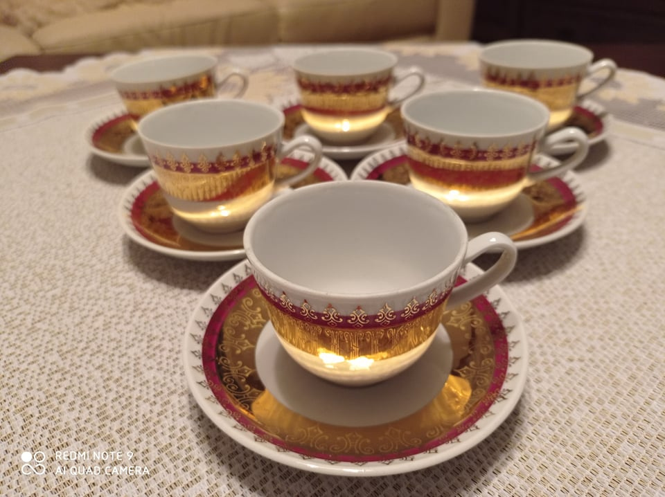 Retro kávové a čajové šálky 4. - 2