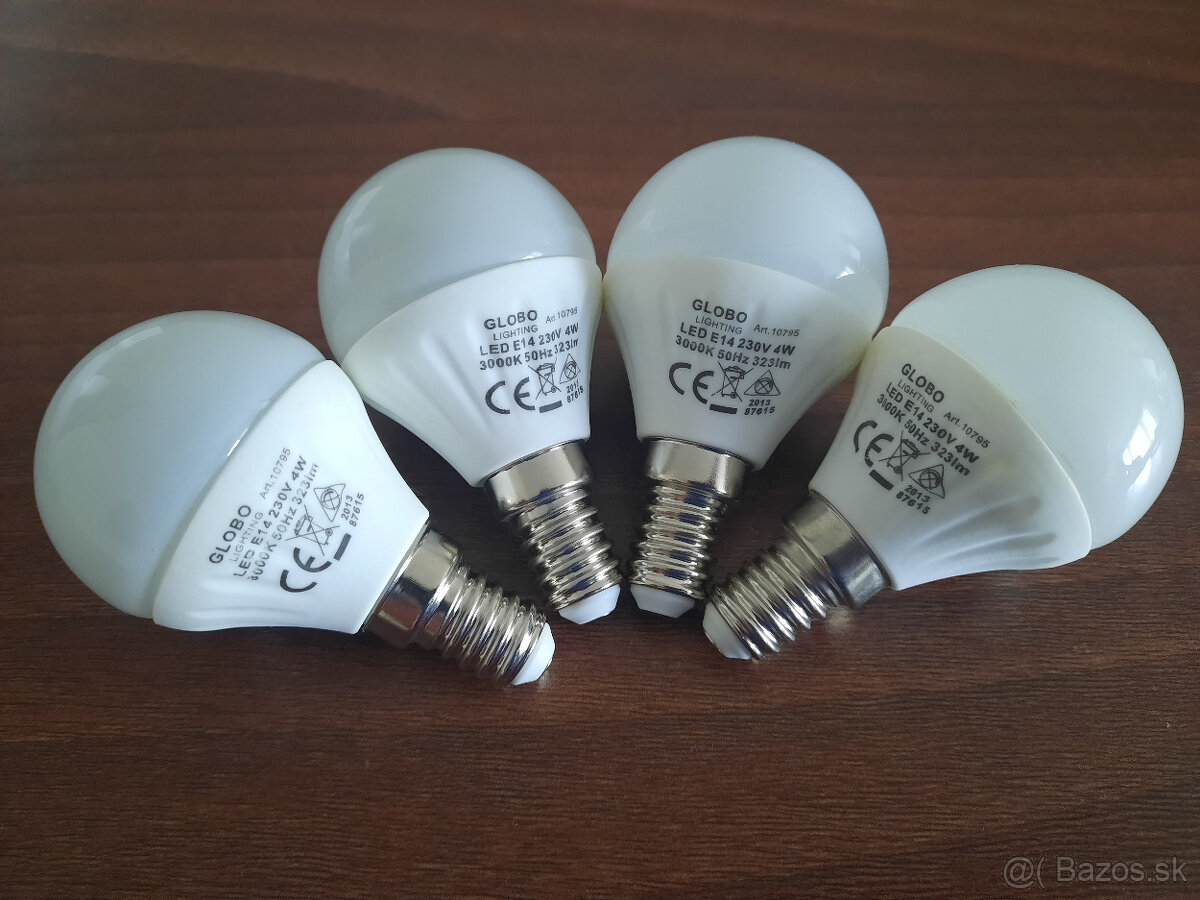 Nové úsporné LED žiarovky (E14) – teplá biela - 2