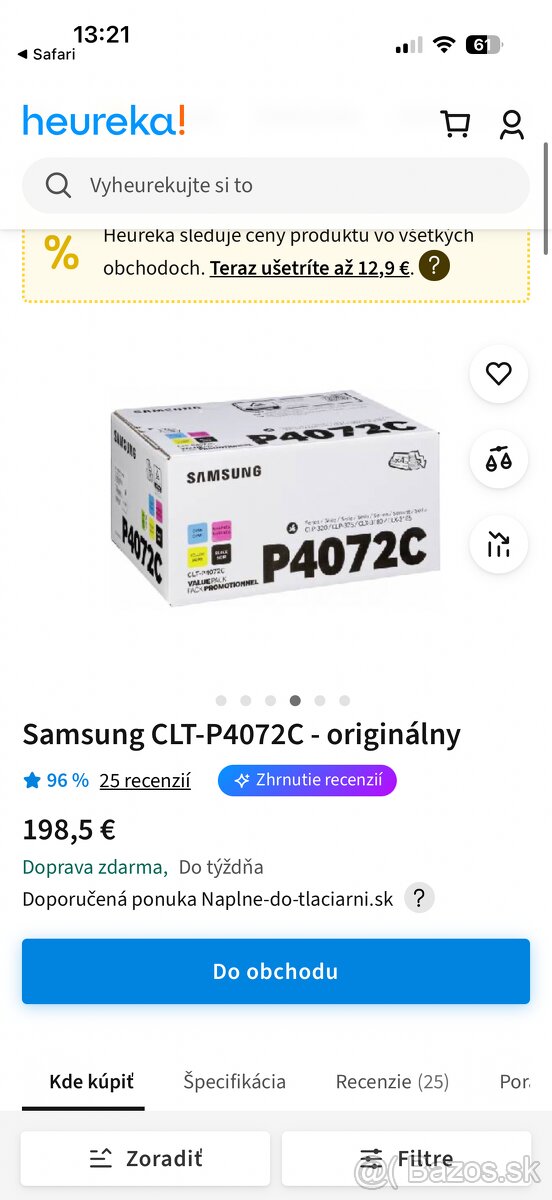 TONER NOVÝ Samsung P4072C - 2