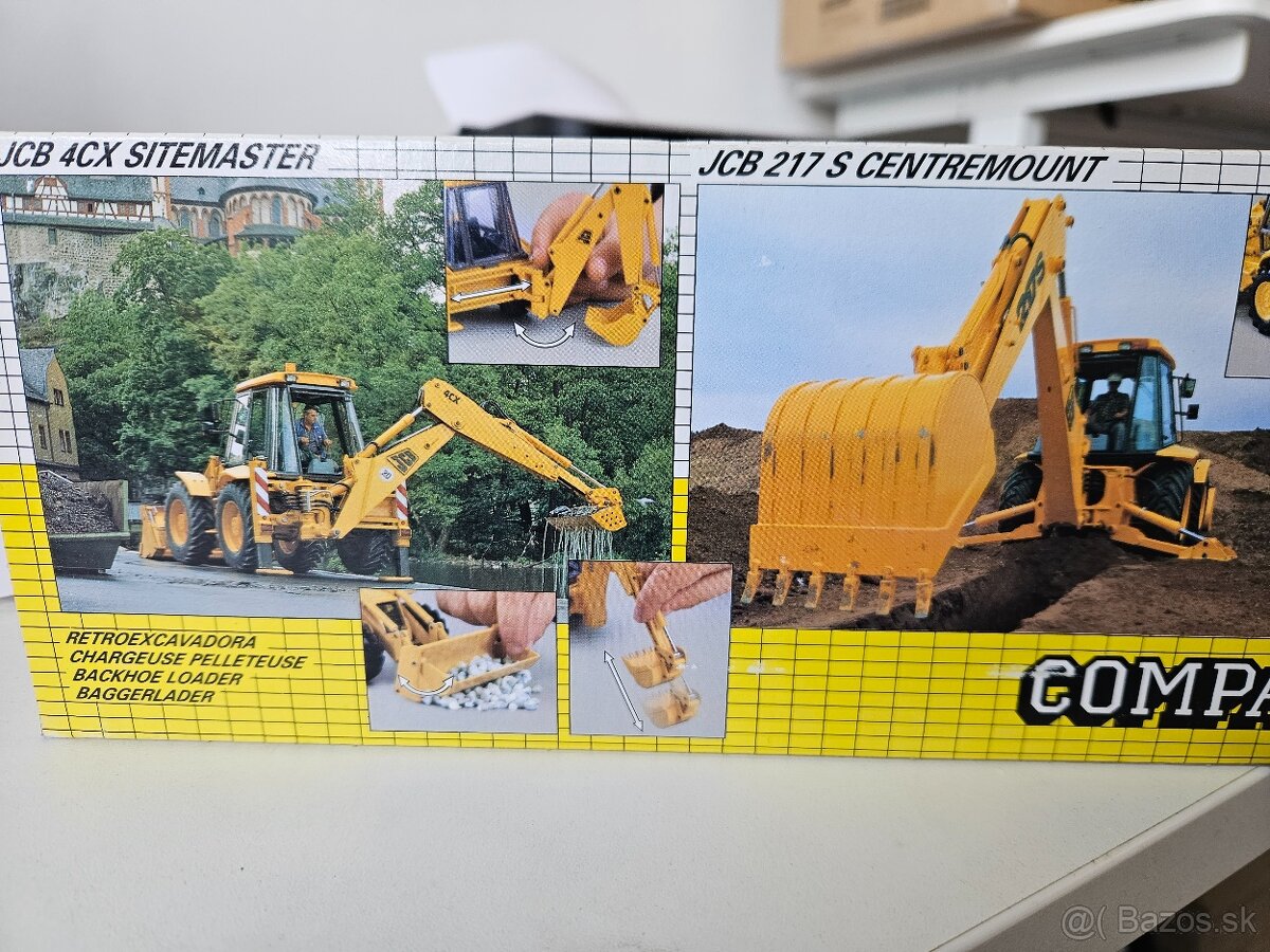 Historický kovový model JOAL JCB 4CX - 2