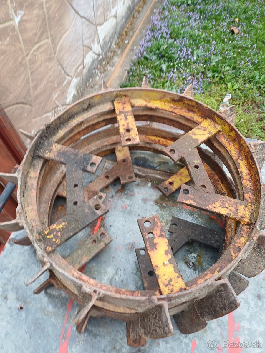 Železné kolesá na rotovator - 2