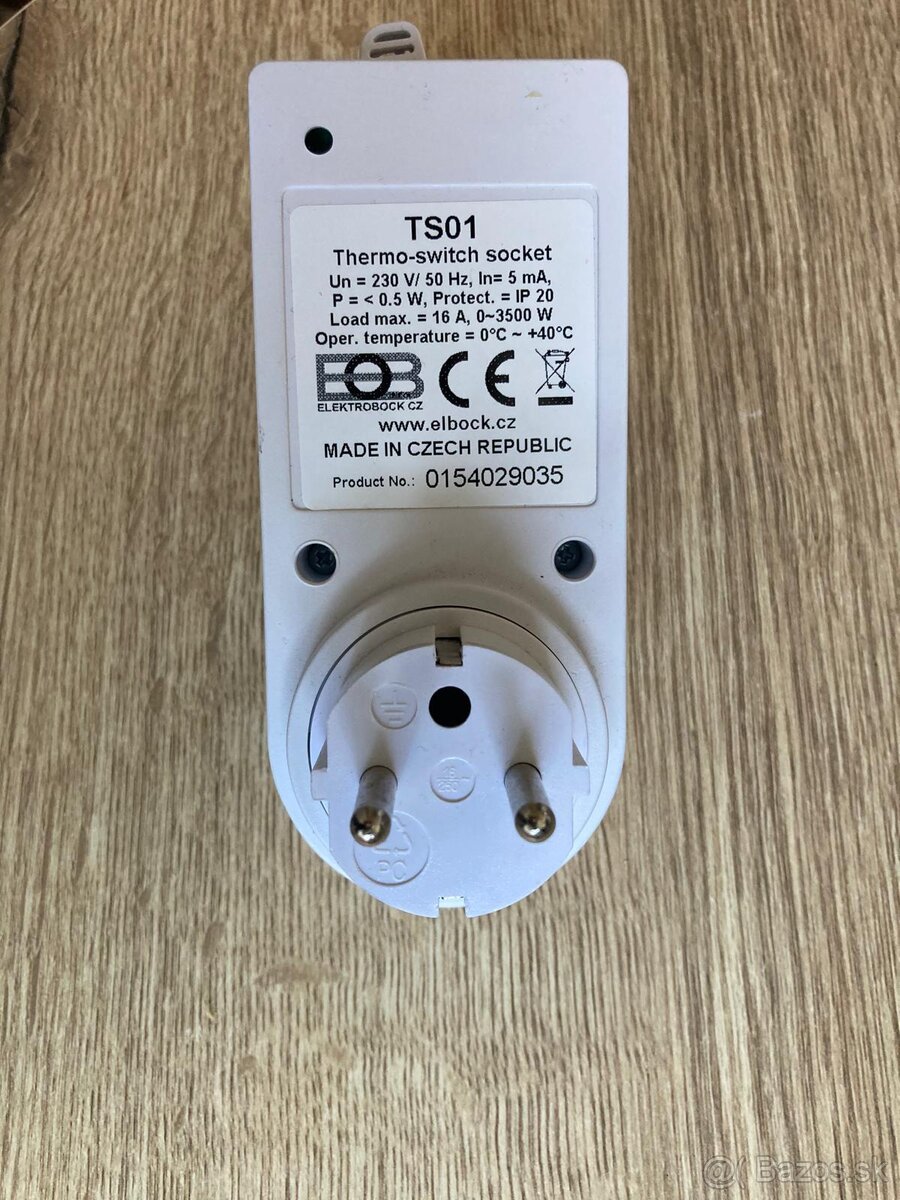 Termostat do zásuvky - 2
