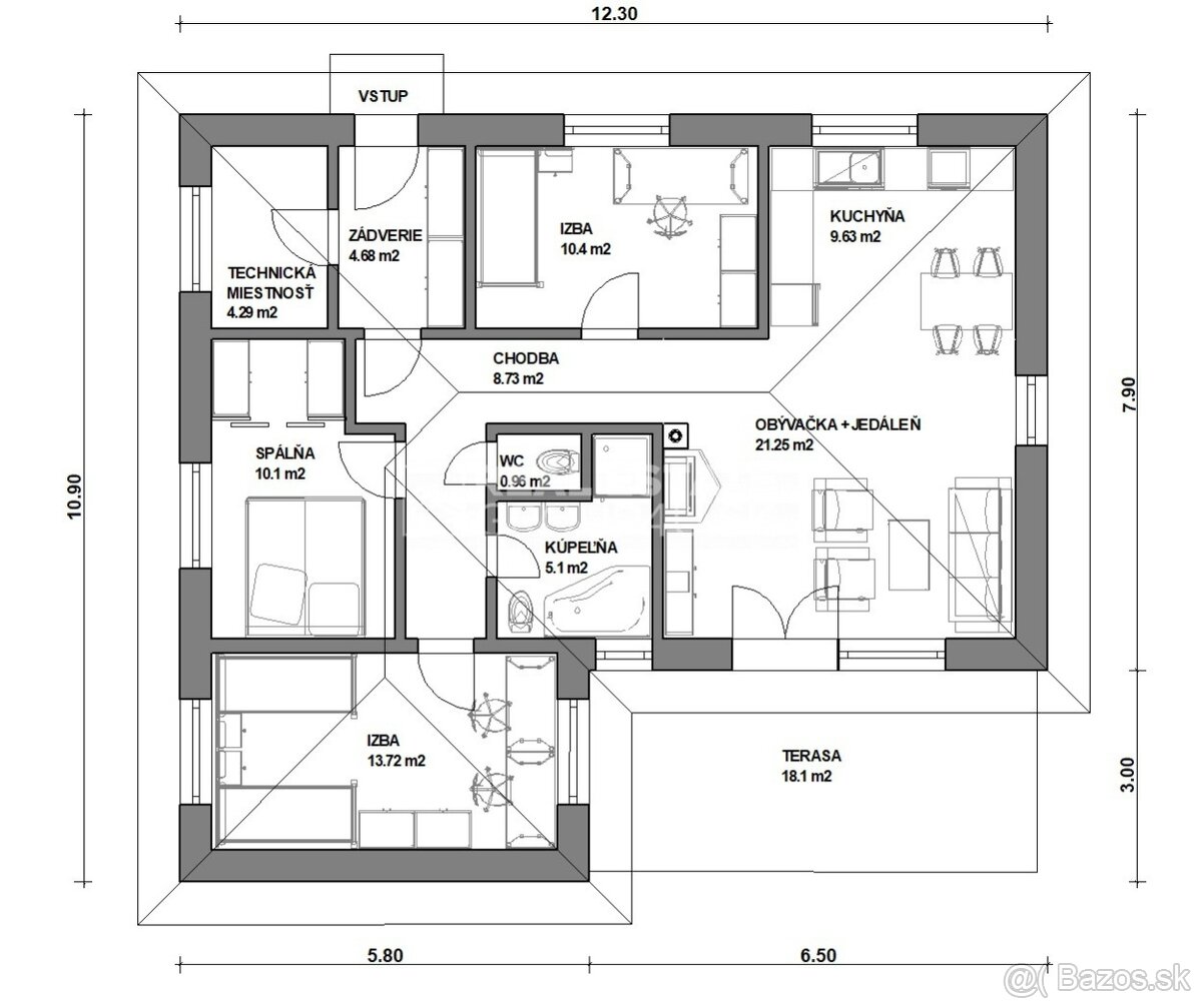 PEKNÁ NOVOSTAVBA 4IZ RD S POZEMKOM - TN. TEPLICE - 2