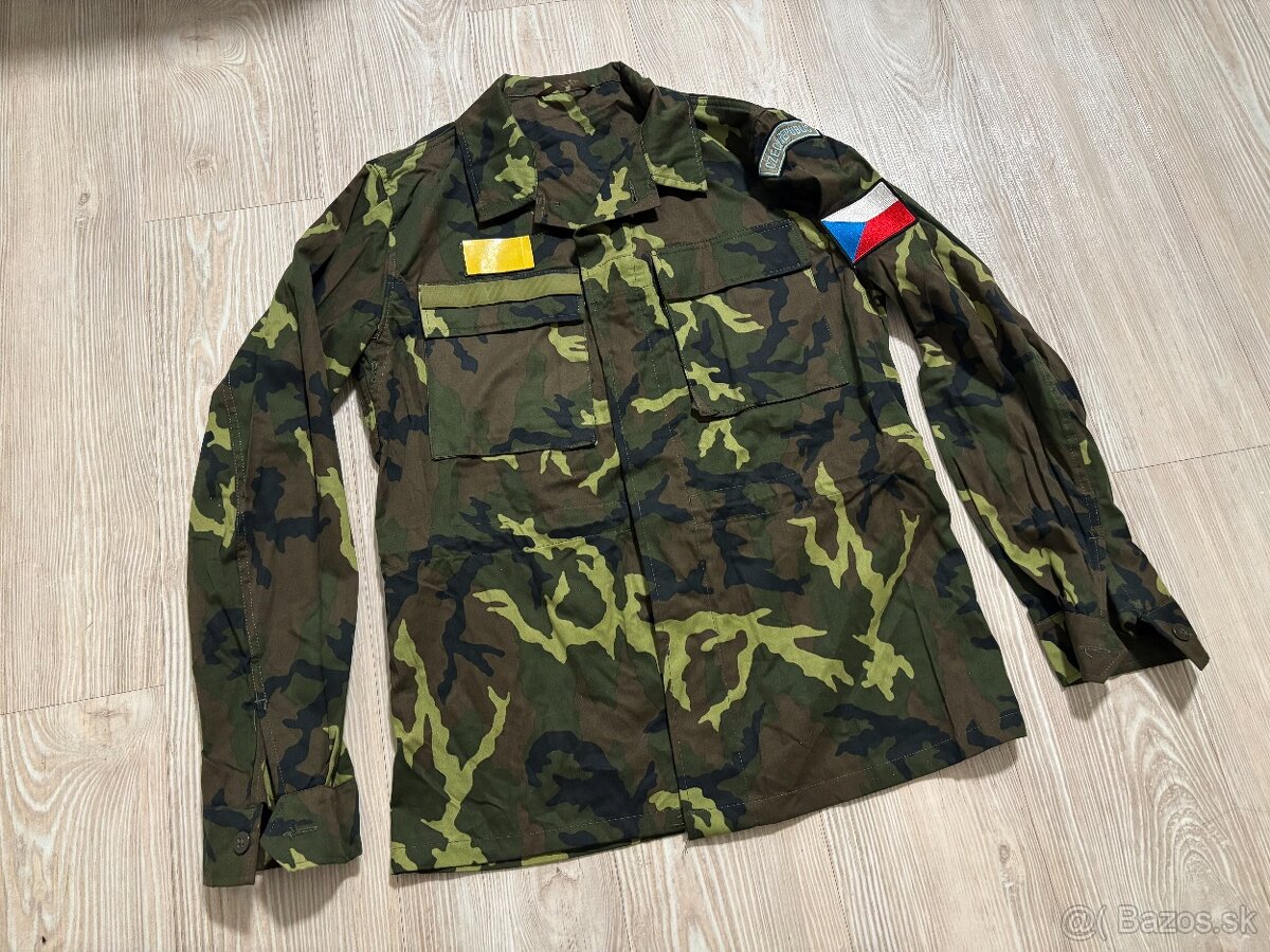 Vojenská bunda s potlačou, blúza vz.85, maskáče ČSĽA, misia - 2