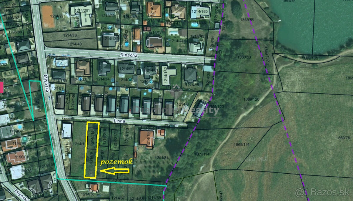 Predáme stavebný pozemok Košice-Čaňa, 751 m², STAVEBNÉ POVOL - 2
