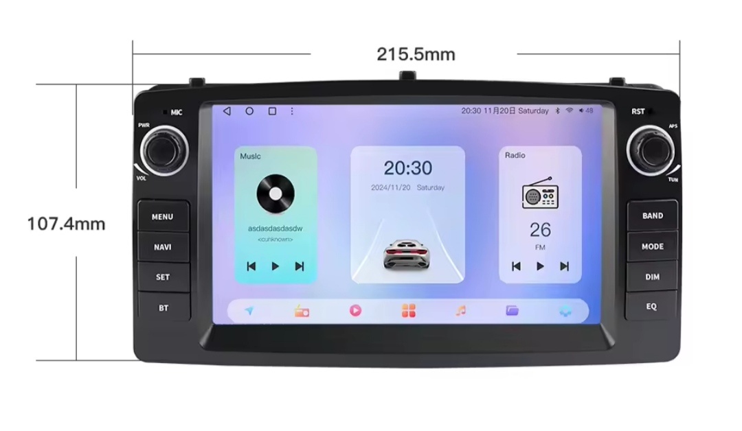 2DIN autorádio pre toyota 2000- 2006 - 2