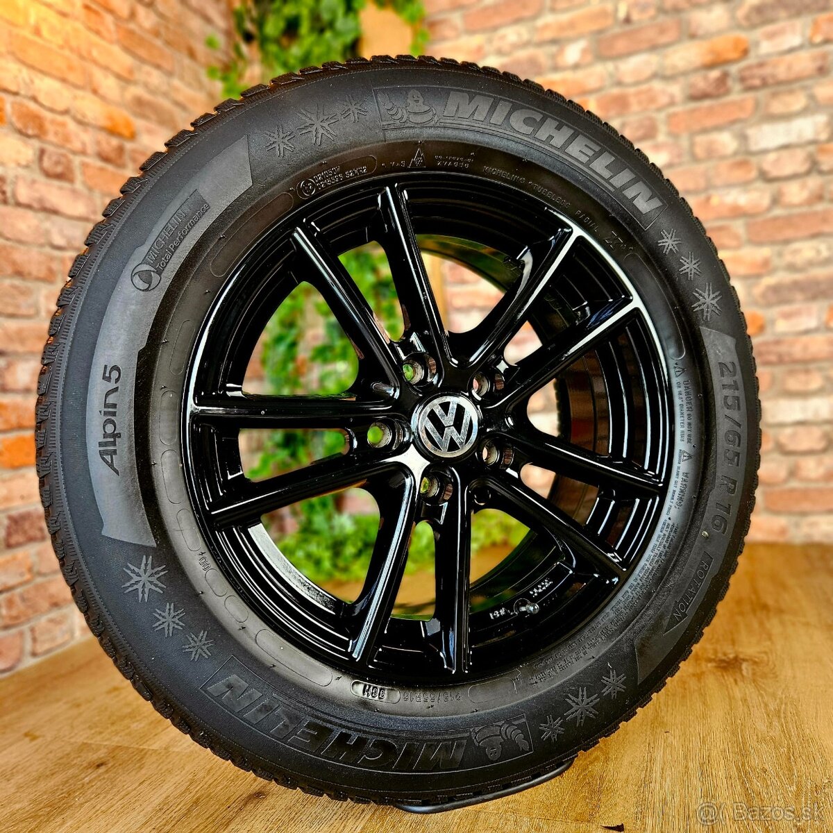 Alu R16 5x112 pre VW Tiguan / Audi Q3 + zimné 215/65 R16 - 2