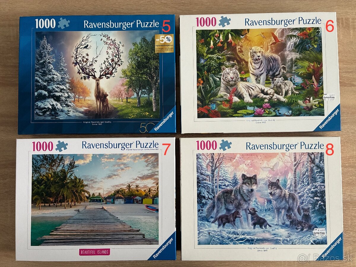 predám puzzle 1000ks rôzne - 2