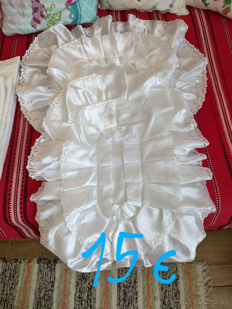 Retro perinky do kočíka, obliečky,spací vak. - 2