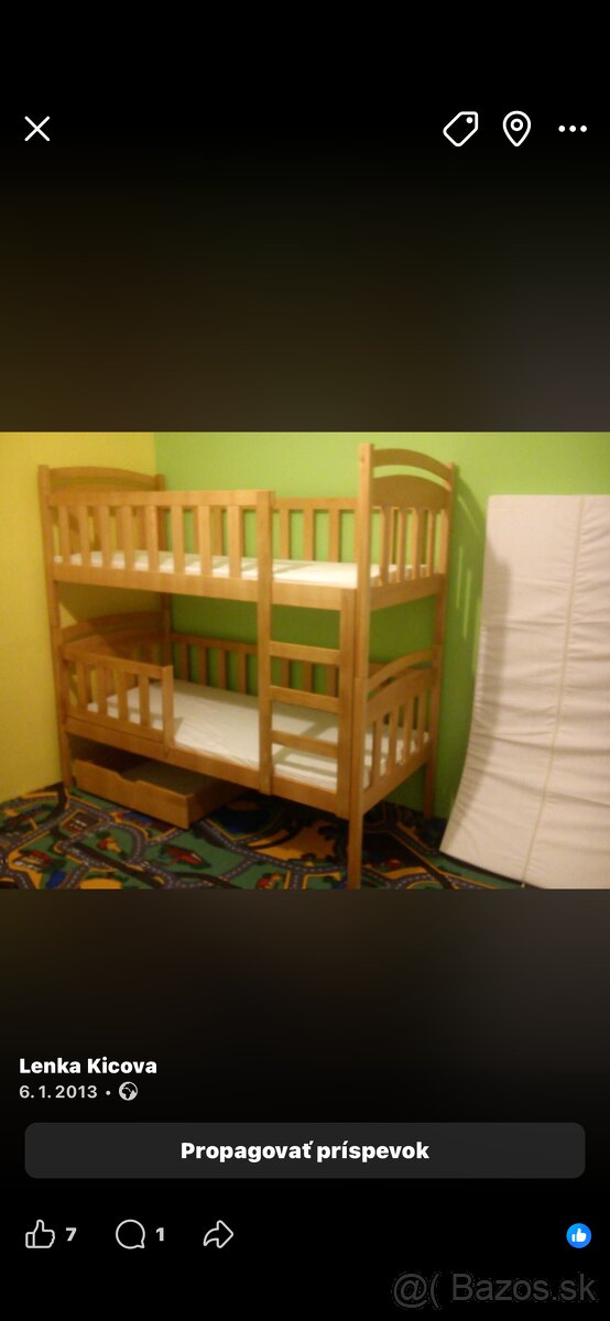 Predám poschodovú posteľ - 2