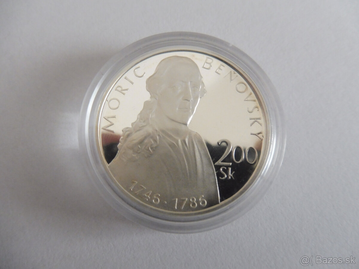 200Sk/1996 Móric Beňovský, proof - 2
