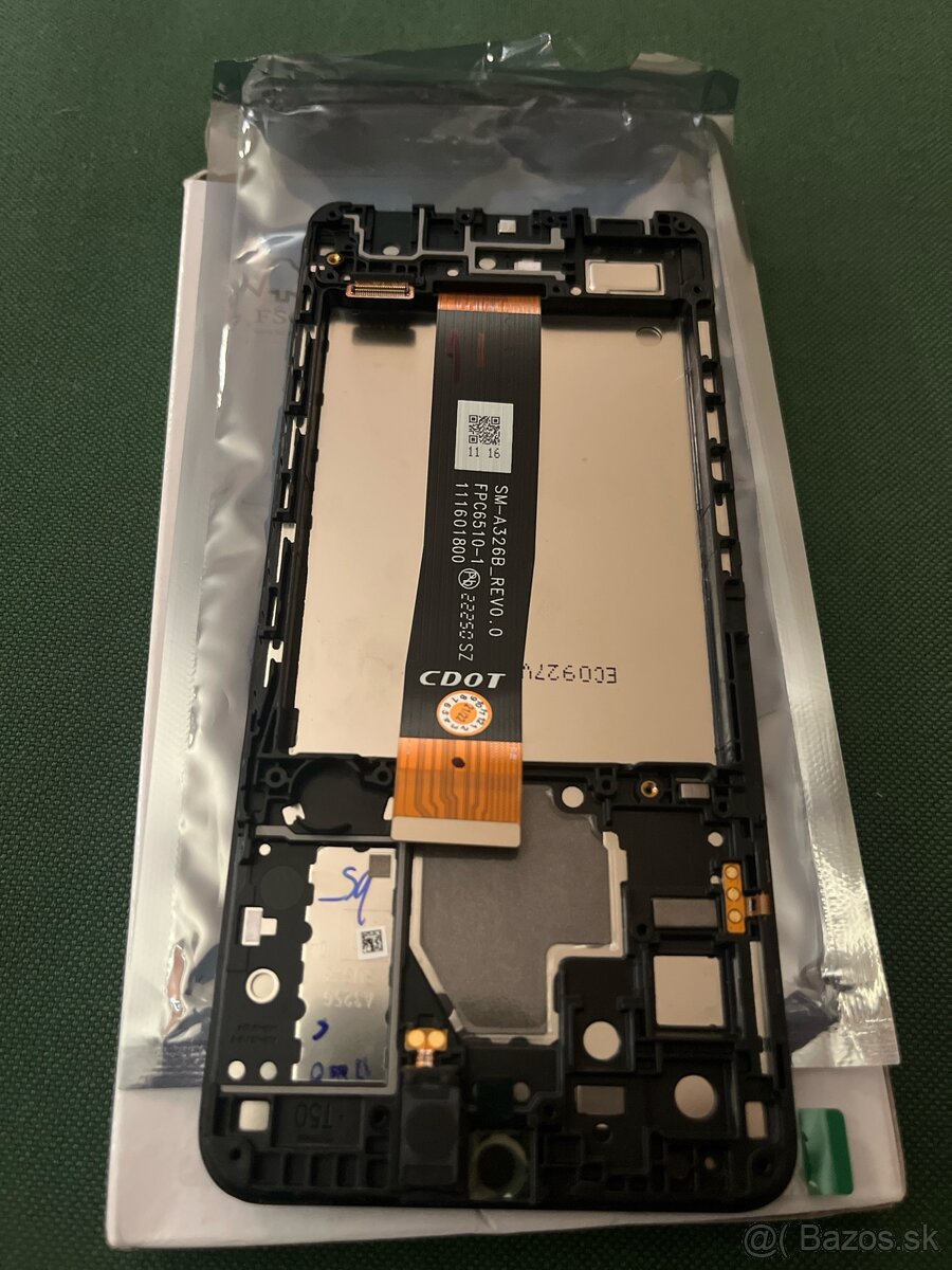Samsung A32 5G LCD displej+frame čierny plus case - 2