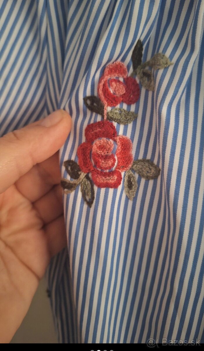 Bavlnené vyšívané satocky - 2