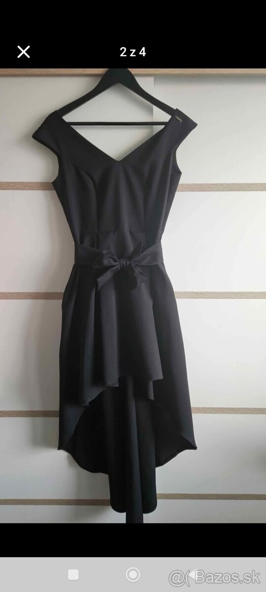 🖤 Čierne romantické šaty veľkosť M - 2