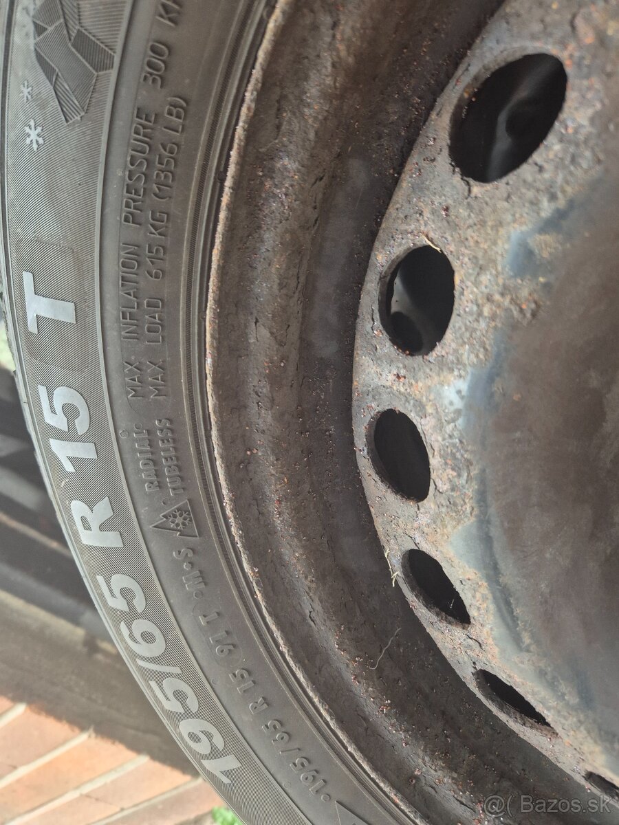 15" plechové disky VW - 2