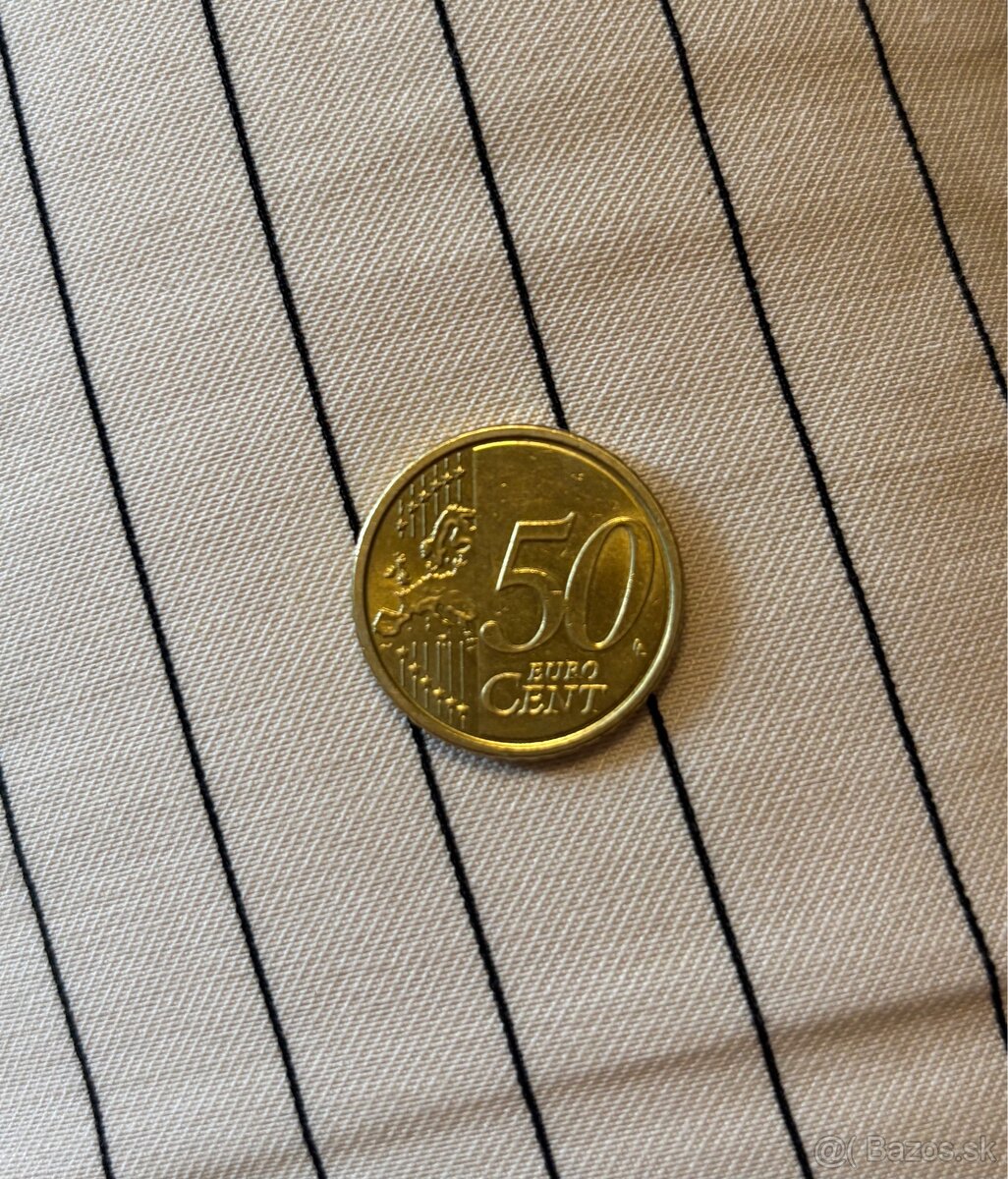 Vzácna 50centovka - 2