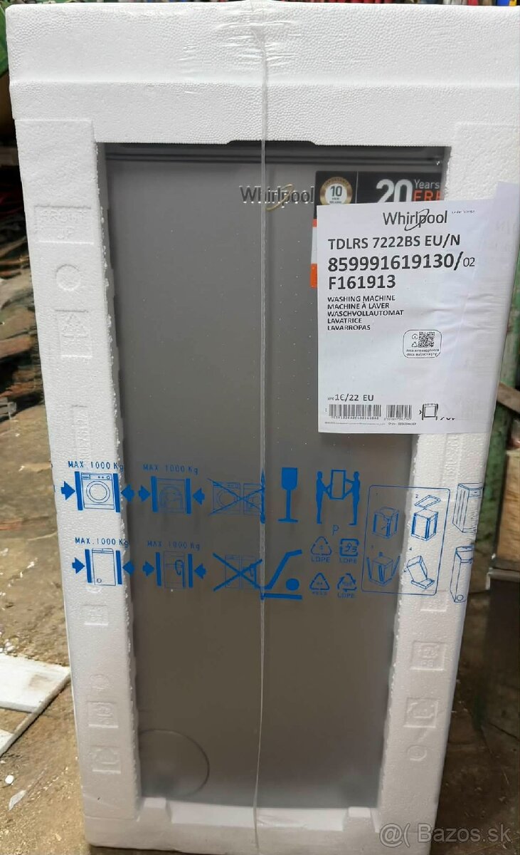 Whirlpool TDLRS 7222BS EU/N - 2