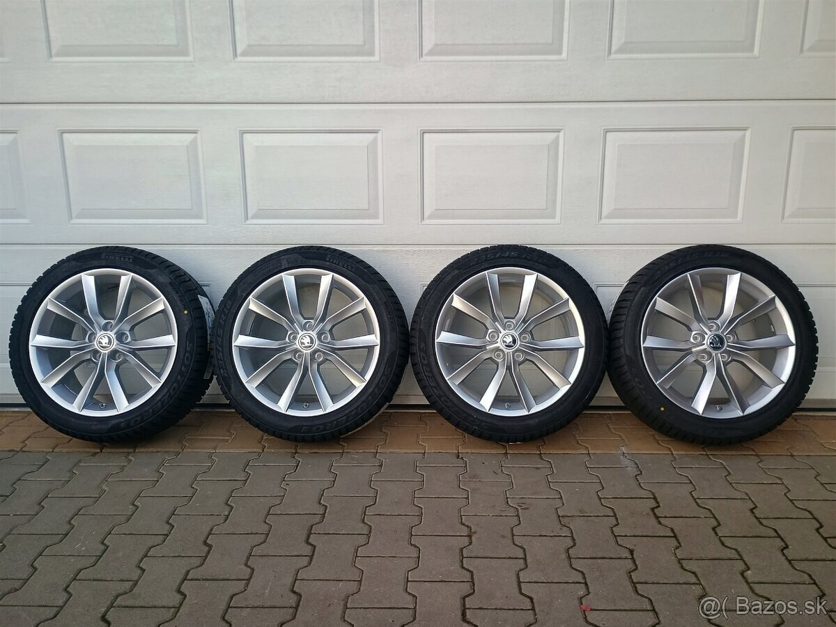 Originálna zimná sada Škoda Superb s pneu 235/45 R18 - 2
