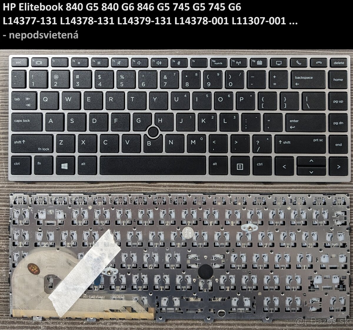 Klavesnice HP 840 G5//HP 250 G7 15DA// 15-p 15-f// HP 820 - 2
