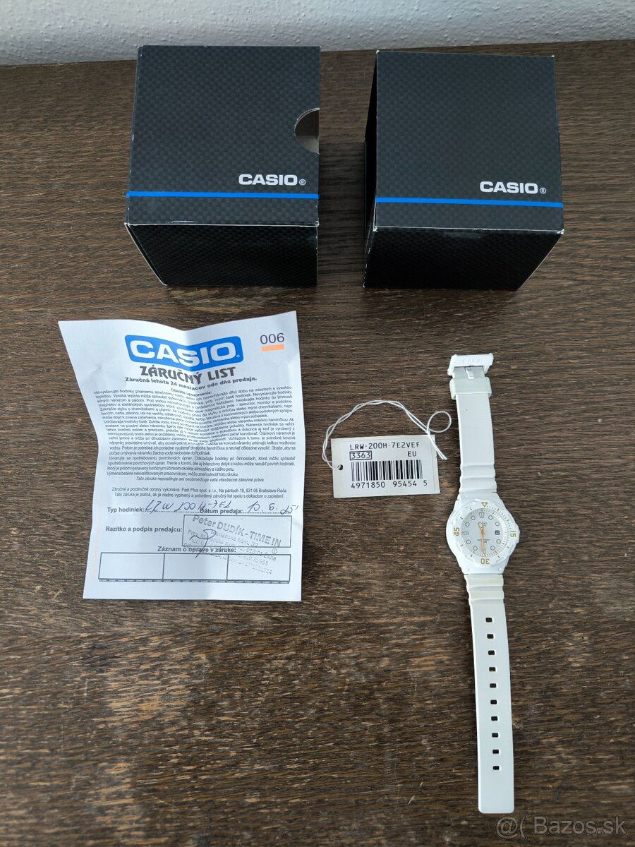 Predám nové dámske hodinky CASIO v záruke - 2