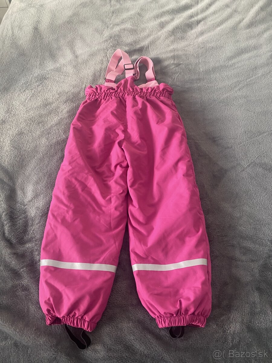 Detské zateplené nohavice 116/122 - 2