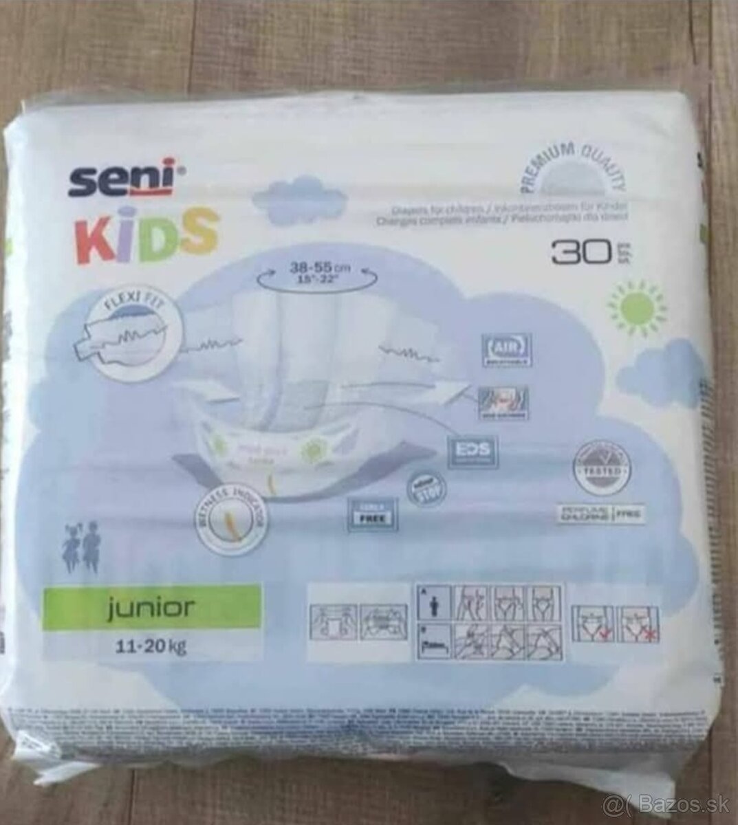 Plienky Seni kids Junior/Junior extra - 2