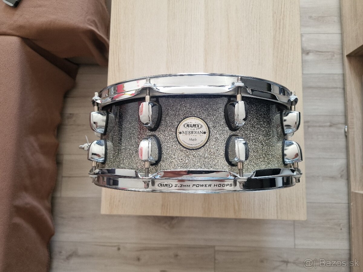 Predám snare Mapex meridian maple 14 x 5,5 - 2
