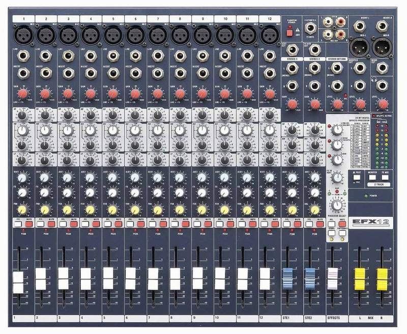 Soundcraft EFX 12 Analógový mixpult - 2