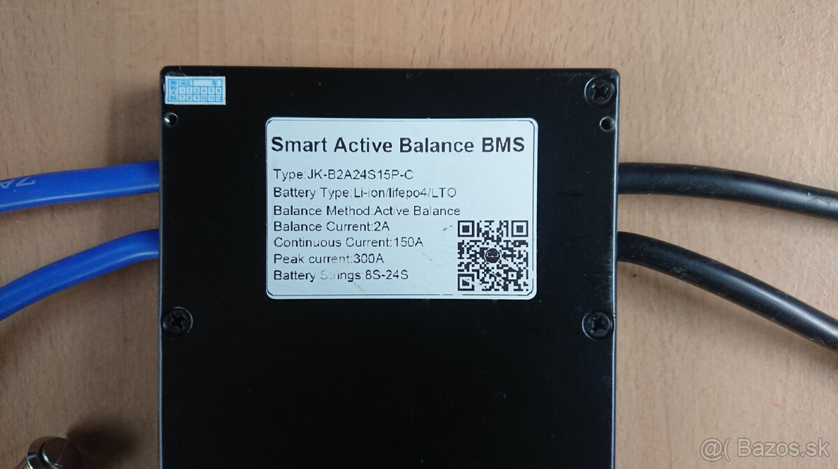 Predám BMS JK B2A24S15P-C a dotykový displej s Bluetooth - 2