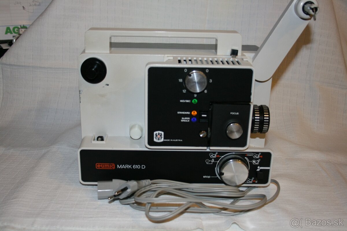 Premietačka 8 mm filmov - 2