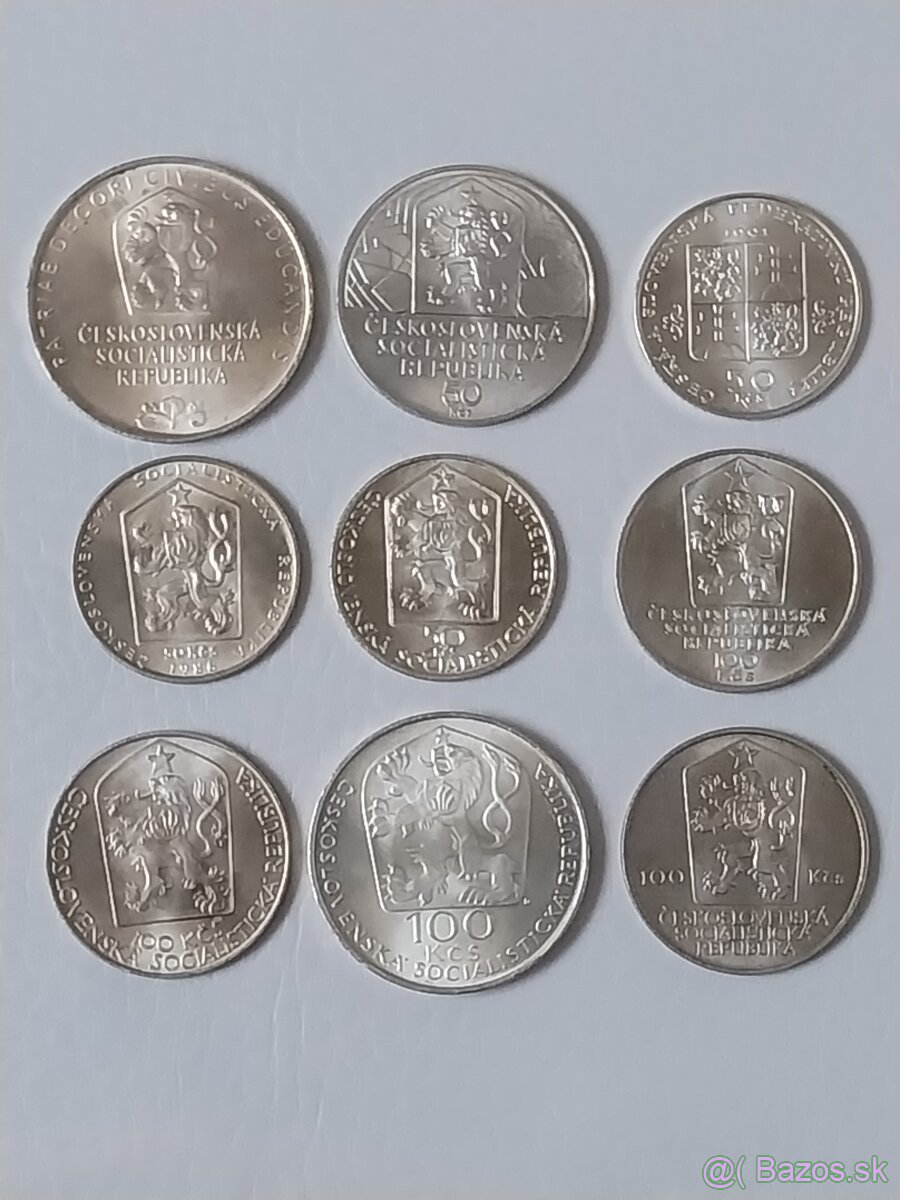Československe strieborne mince - 2