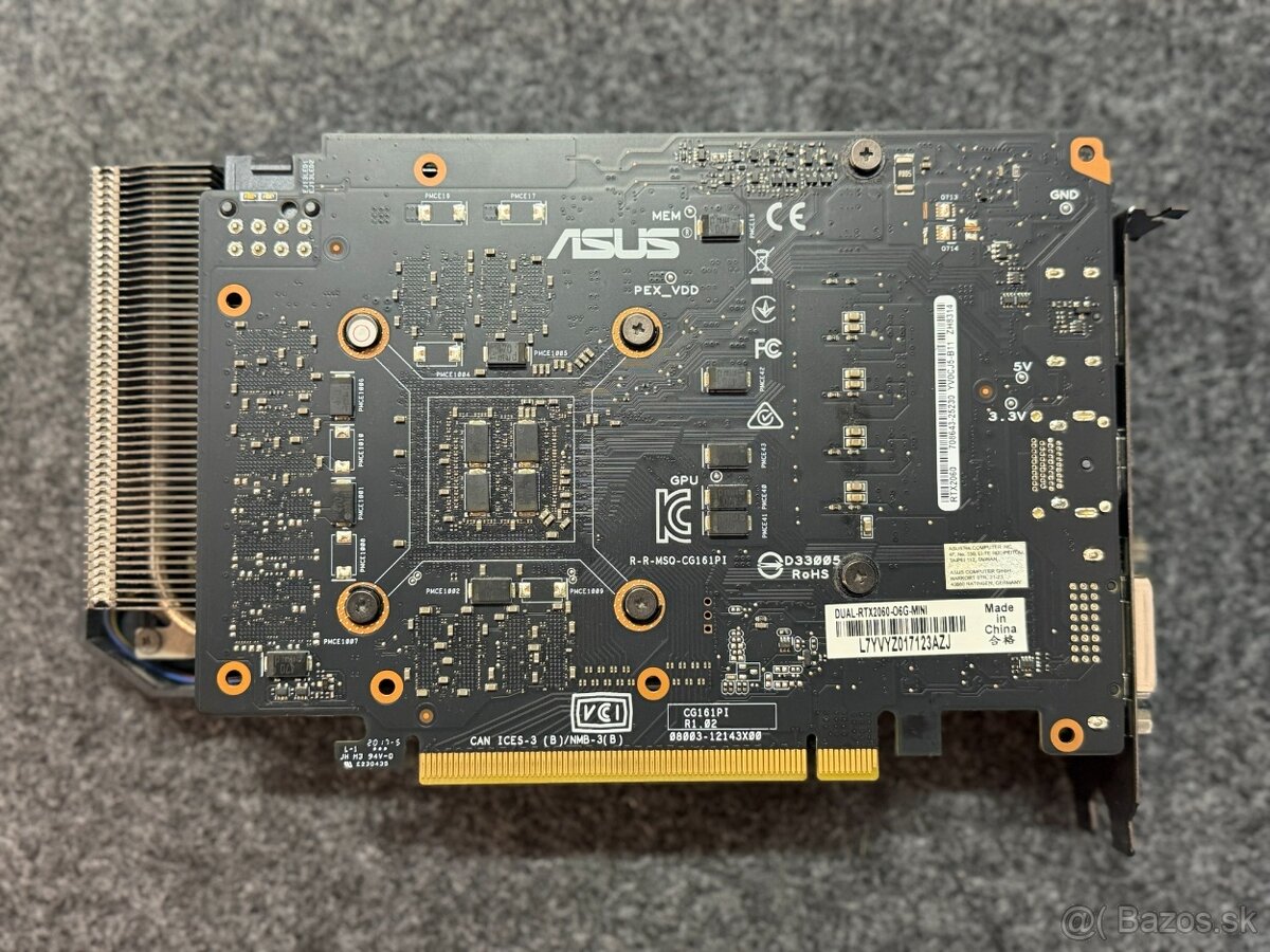 🟢 Predám grafiku ASUS GeForce RTX 2060 MINI 6GB - 2