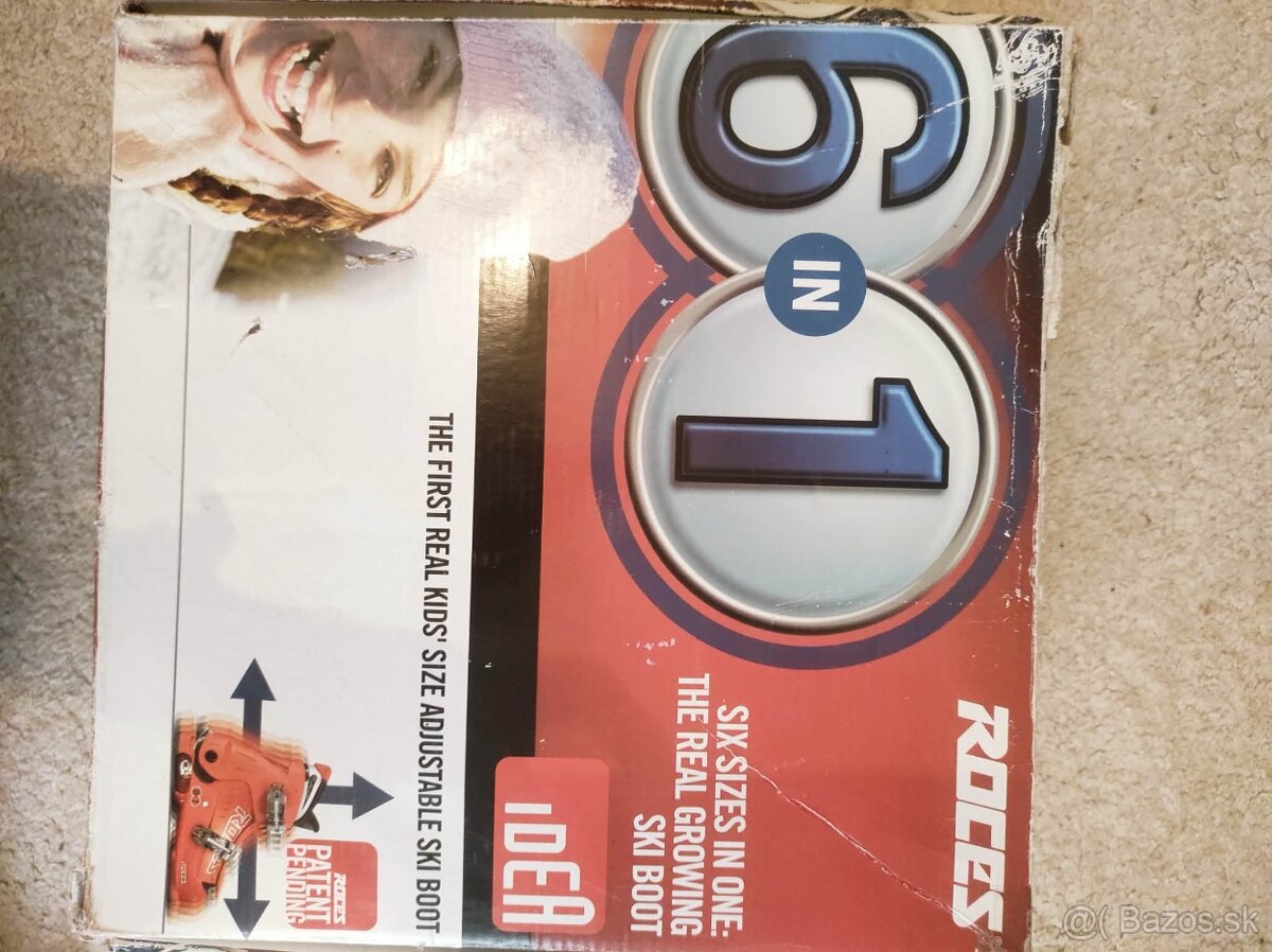 Detské posuvné lyžiarky 30 - 35 - 2