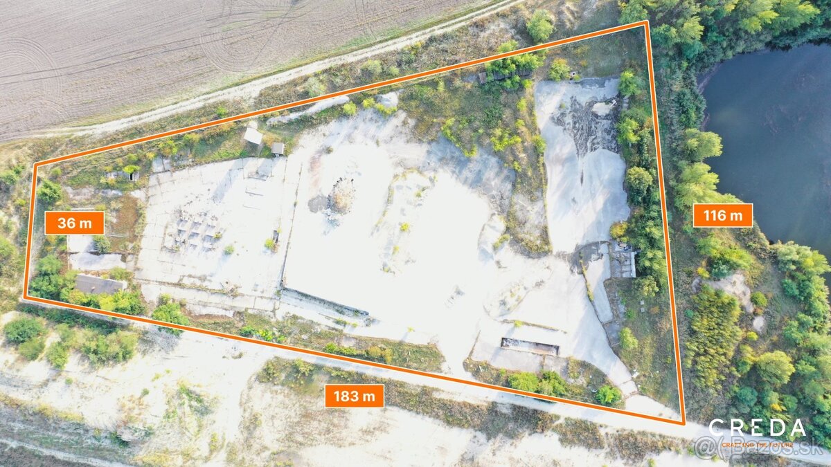 CREDA | predaj pozemok, Hrubá Borša - 2