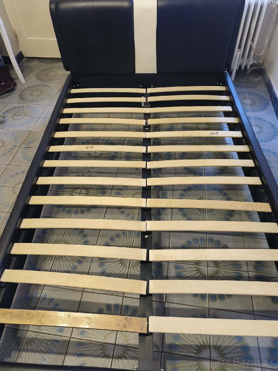 120 cm posteľ rám plus rošt - 2