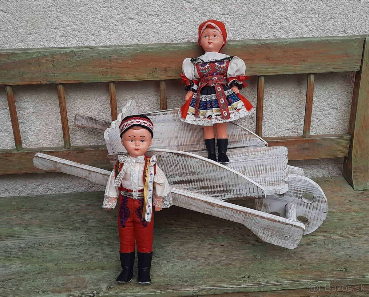 Retro bábiky v kroji - 2